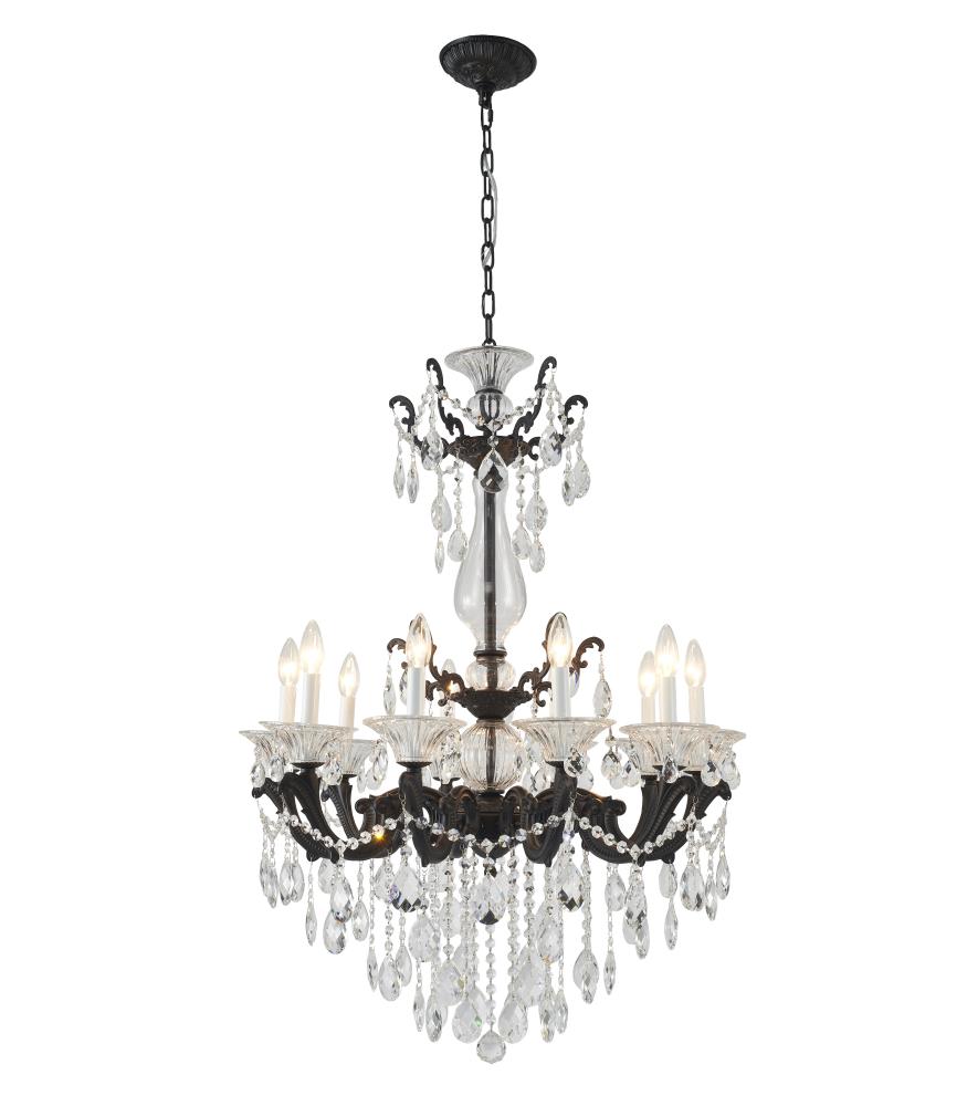 Satin Black Chandelier