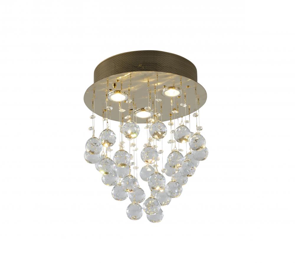 Gold Semi Flush Mount