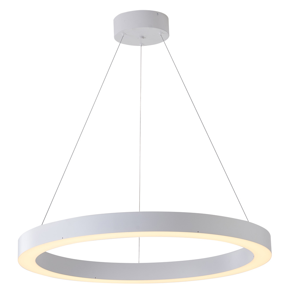 Matte White LED Chandelier