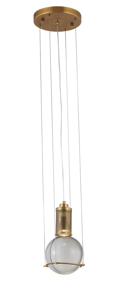 Antique Brass Single Pendant Lighting