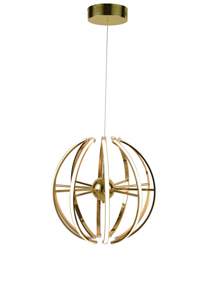 Gold LED Chandelier