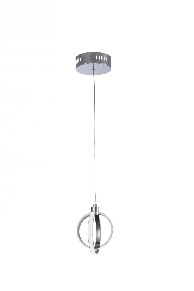 Chrome LED Single Pendant Lighting