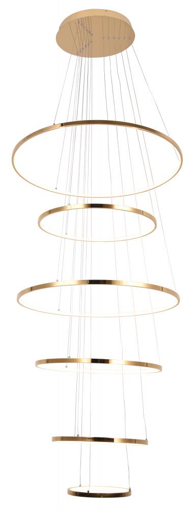 Metal & Acrylic LED Chandelier