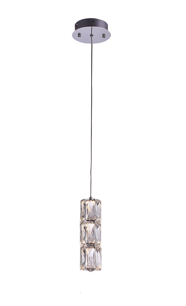 Chrome LED Single Pendant Lighting