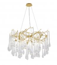 Bethel International Canada CN22C31G - Aluminum & Glass Chandelier