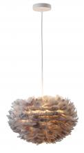 Bethel International Canada DLS21C17GR - Grey Chandelier