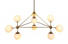 Bethel International Canada DU03GD - Matte Gold Chandelier