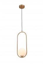 Bethel International Canada DU152P19G - Gold Single Pendant Lighting