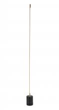 Bethel International Canada FT82F60BR - Stainless Steel & Marble LED Floor Lamp