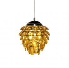 Bethel International Canada GL70075A - Amber Single Pendant Lighting