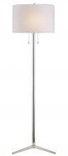 Bethel International Canada JFL123HL-PN - Polished Nickel Floor Lamp