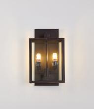 Bethel International Canada KC04W16BLK - Bronzed Black Outdoor Wall Sconce