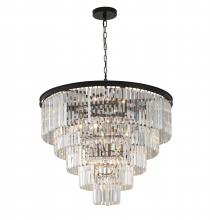 Bethel International Canada LA81C32B - Black Chandelier