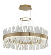 Bethel International Canada LX61C32G - Stainless Steel & Crystal LED Chandelier