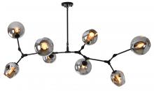 Bethel International Canada MA11XBLK-SMK - Matte Black Chandelier