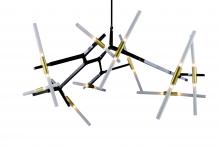 Bethel International Canada MA33BLK - Shiny Black Chandelier