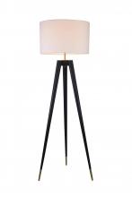 Bethel International Canada MFL17X-GD - Black Floor Lamp