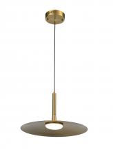 Bethel International Canada MOBM01 - Antique Brass LED Single Pendant Lighting