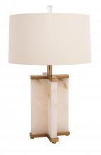 Bethel International Canada MTL05PQ-GD - Gold & white Table Lamp