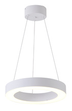 Bethel International Canada MU30DC15W - Matte White LED Chandelier