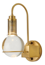 Bethel International Canada MU90W12BR - Antique Brass Wall Sconce