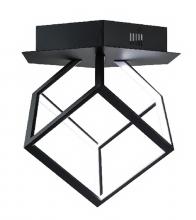 Bethel International Canada OC01F8BLK - Black LED Flush Mount