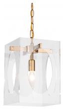 Bethel International Canada TD23P8AB - Antique Brass Single Pendant Lighting