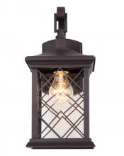 Bethel International Canada TD25W8B - Black Outdoor Wall Sconce