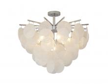 Bethel International Canada TD31C30CH - Iron & Glass Semi Flush Mount