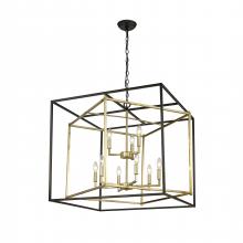 Bethel International Canada YS218C28BG - Black and Gold Chandelier