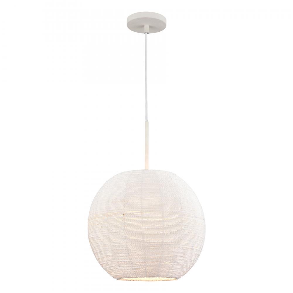 Sophie 14'' Wide 1-Light Pendant - White Coral