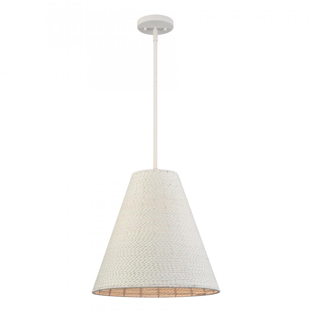 Sophie 16'' Wide 1-Light Pendant - White Coral