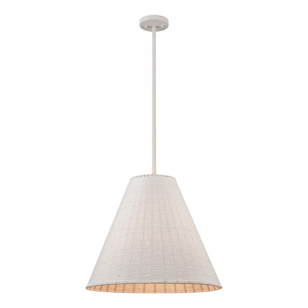 Sophie 22'' Wide 3-Light Pendant - White Coral